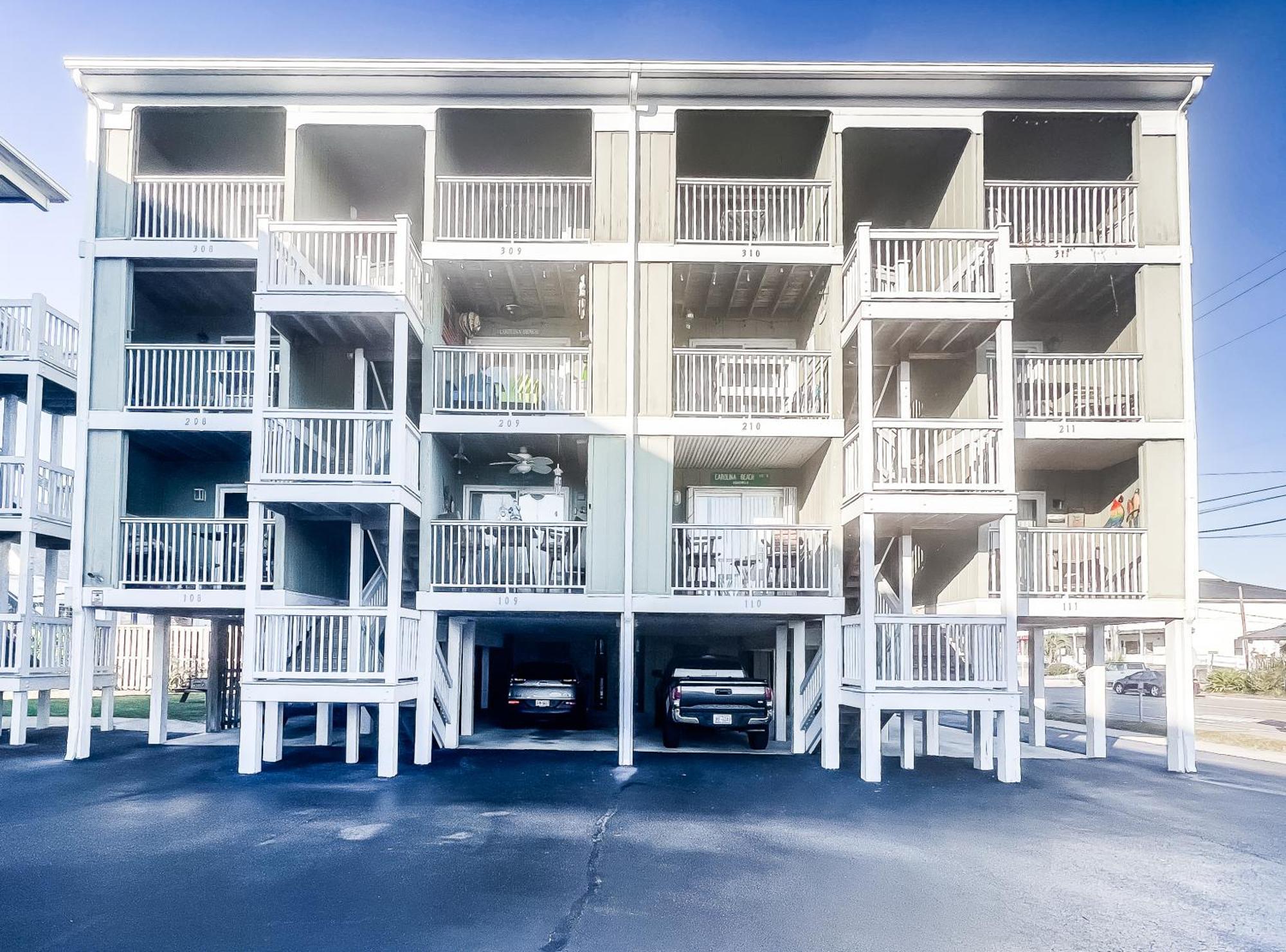 Cozy Beach Condo Sleeps 6 Pool Carolina Beach Exteriör bild